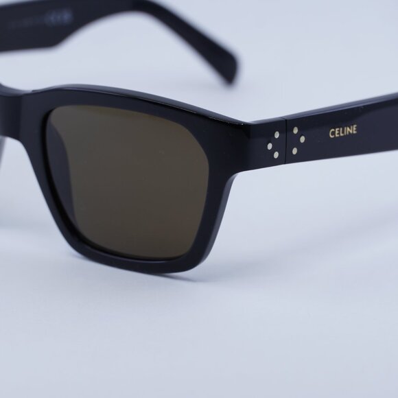 Celine CL40206I 01E Sunglasses Shiny Black Square Frame - Picture 8 of 10